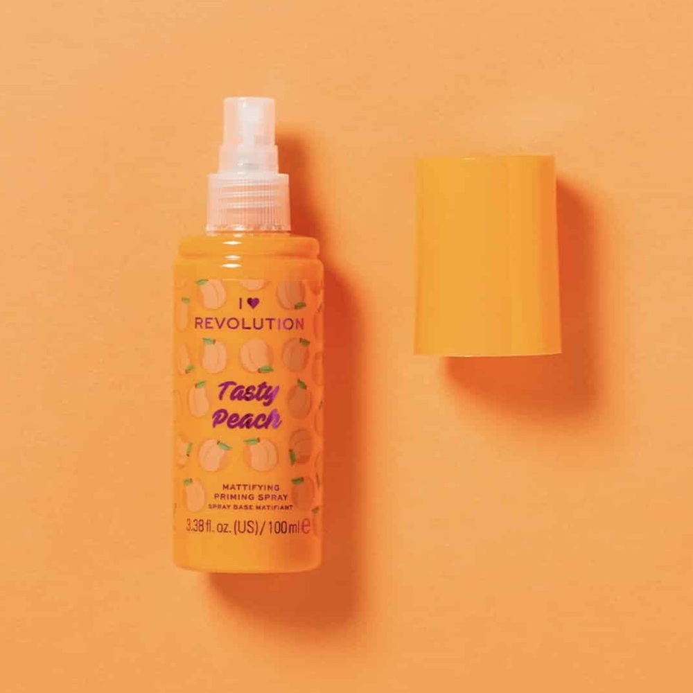 🆕 Makeup Revolution Mattifying Priming Spray Tasty Peach 3.38floz Brand New
